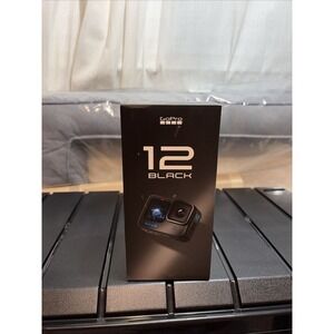 GoPro Hero 12 Black Waterproof - Action Camera with 5.3K60 Ultra HD Video (NEW)